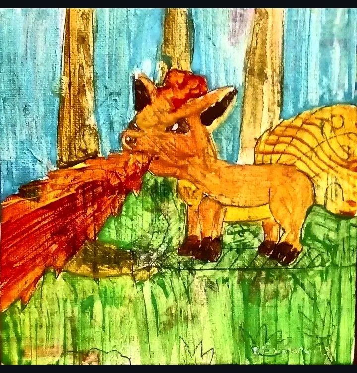 6x6x POKEMON VULPIX / Free Art