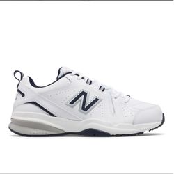 New Balance 608 MX608WN5 White Navy Leather Men's Athletic Sneakers