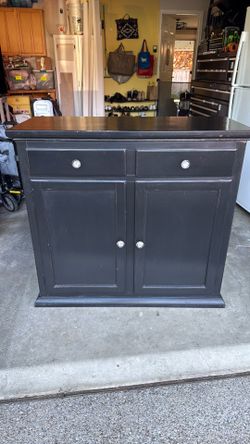 Black dresser