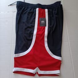 Size 2XL WSS Red Men's Basketball Shorts