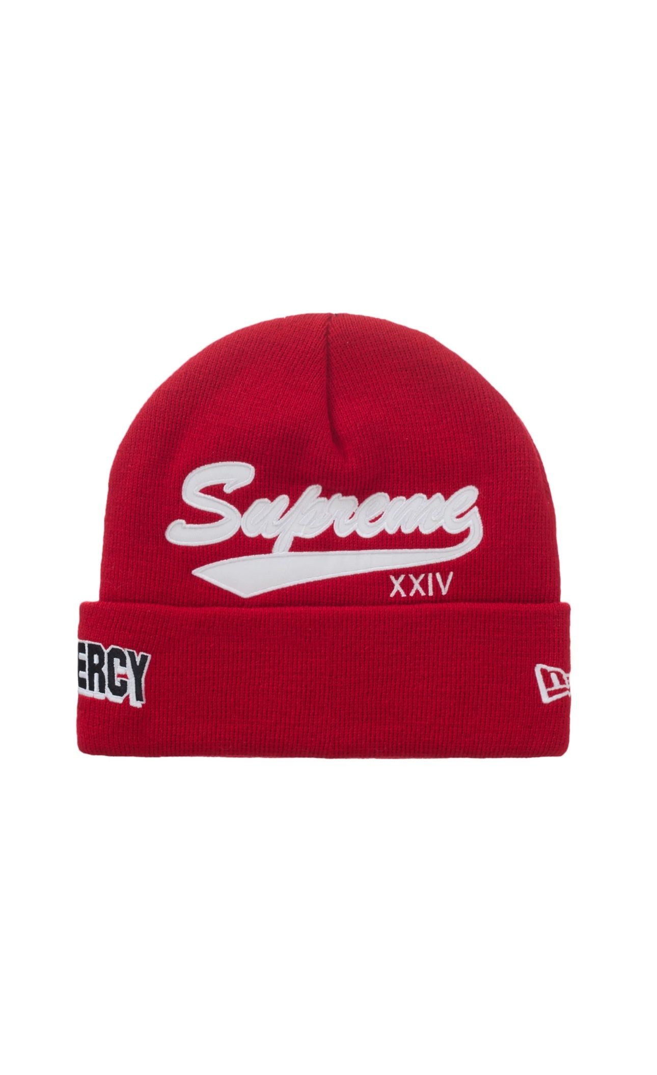 Supreme New Era Beanie 2024 Red