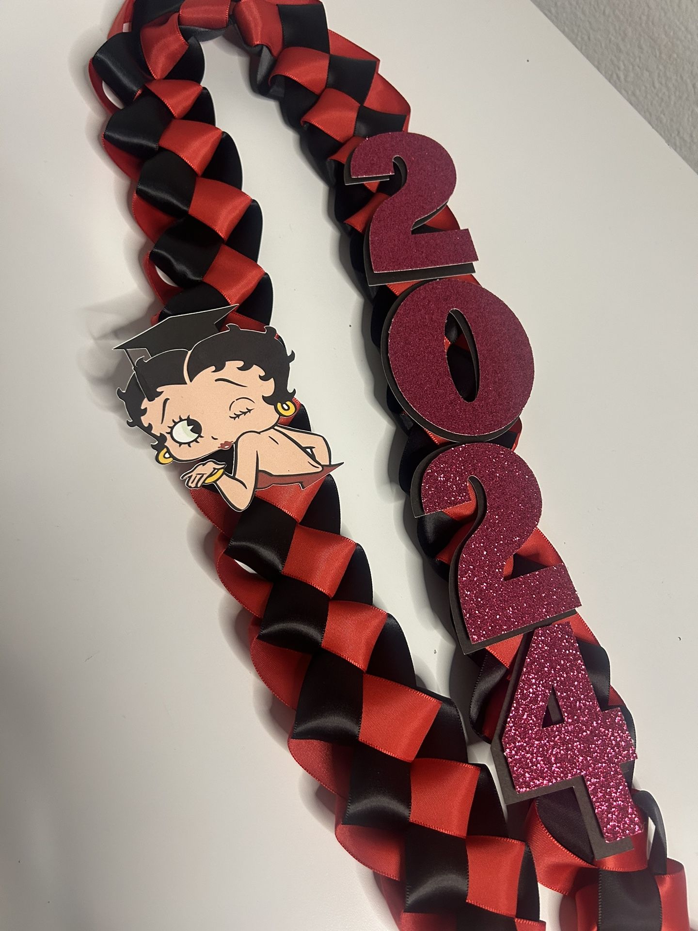 Betty Boop 2024 Graduation Lei