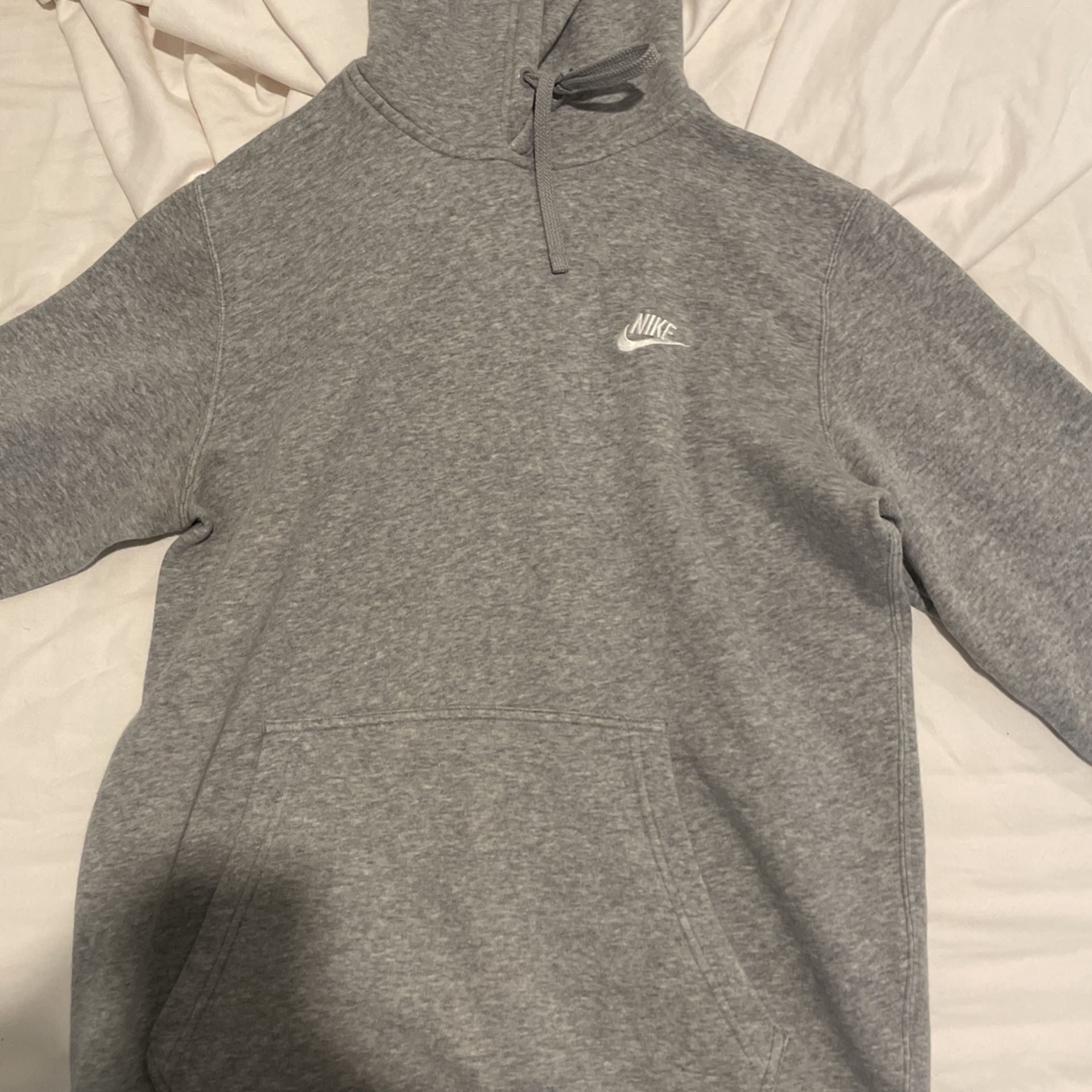 Gray Nike hoodie Size M