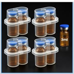 3ml Plastic Cases for vials – Set of 4