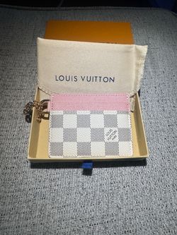 White/Pink Card Holder