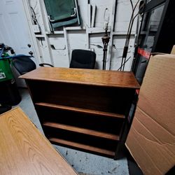 Bookcase, 38" x 34" x 11", 3 Shelves