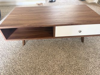 Mid-Century Modern Wooden Coffee Table