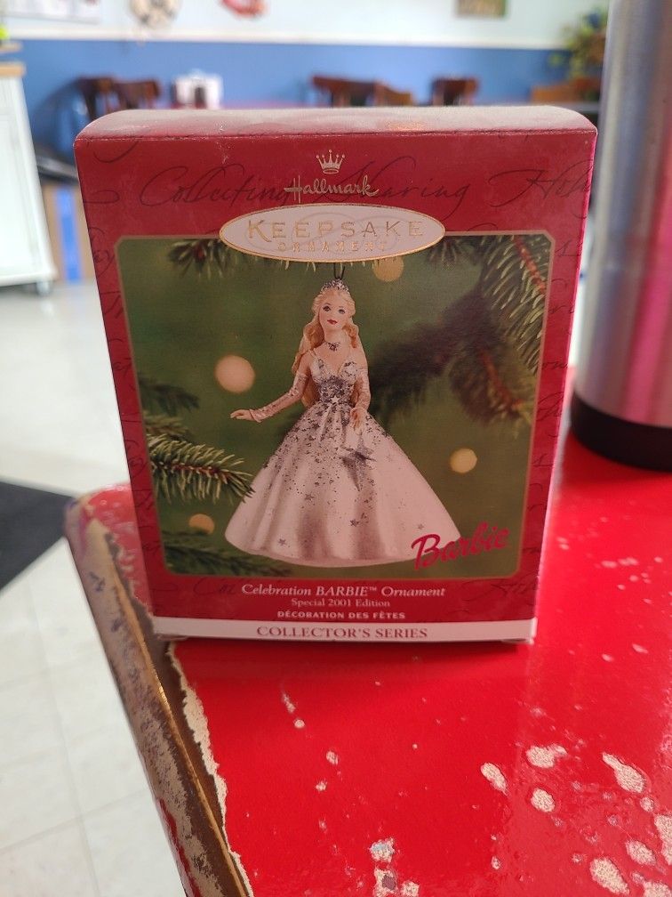 Celebration Barbie Ornament Ed. 2001