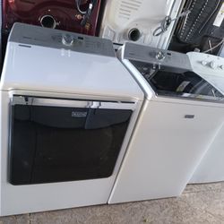 Maytag Large Capacity Washer And Dryer Set Both Works Good 💯📌