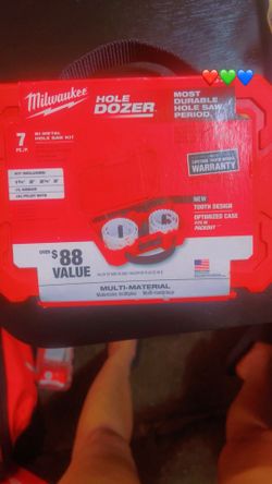 Milwaukee Hole Dozer 7-Piece Bi-Metal Hole Saw Kit – New