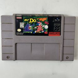 Mr. Do! Super Nintendo SNES Authentic GAME