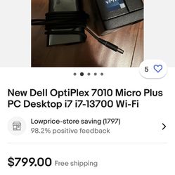 Dell Optiplex 3070 Micro Desktop 
