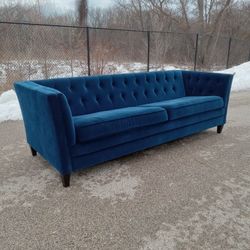 IKEA Lindome Velvet Sofa