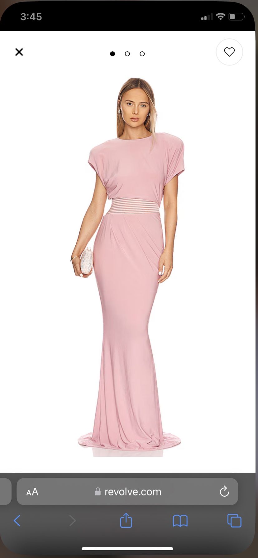 Zhivago Blush Pink Bond Gown Prom/Homecoming/Wedding Gown
