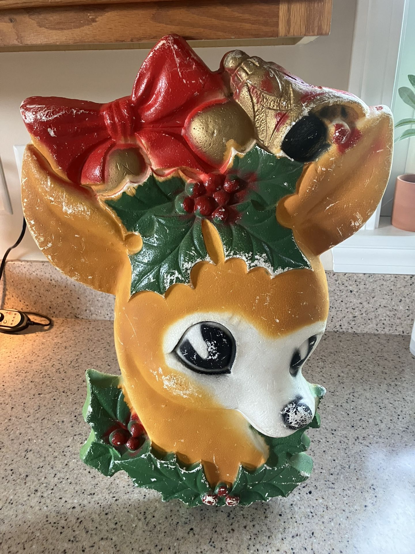 Vintage Styrofoam Reindeer 1960s