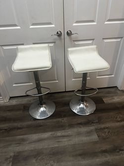Adjustable Swivel Bar Stools Set of 2
