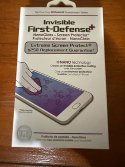 Invisible First-Defense+ NanoGlass Screen Protector