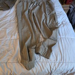 Hanes gray scrubs pants size 3x