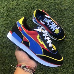 Puma Future Rider SW AC Inf Smiley World Black Multi 6Y/ Women 7.5 384927-01