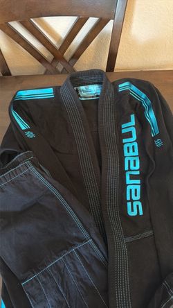 Sanabul BJJ Gi Black and Teal