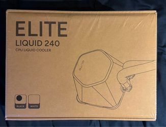 Cool Master Elite Liquid 240 CPU Liquid Cooler Black
