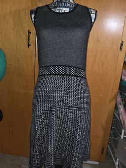41 Hawthorn Sleeveless Sweater Knit Fit & Flare Dress