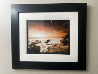 Framed sunset photo