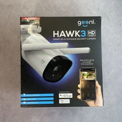 Geeni Hawk 3 HD 1080p WiFi Outdoor Security Camera New Sealed NIB 