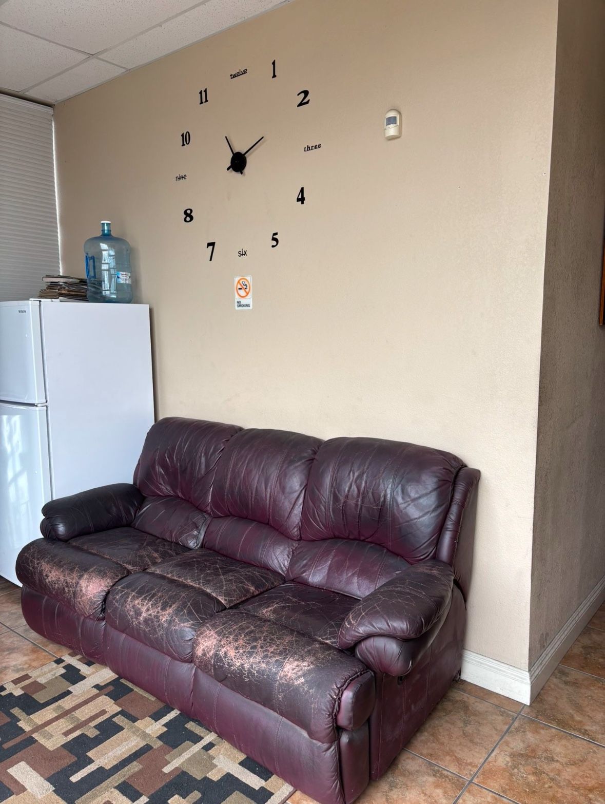 leather couch