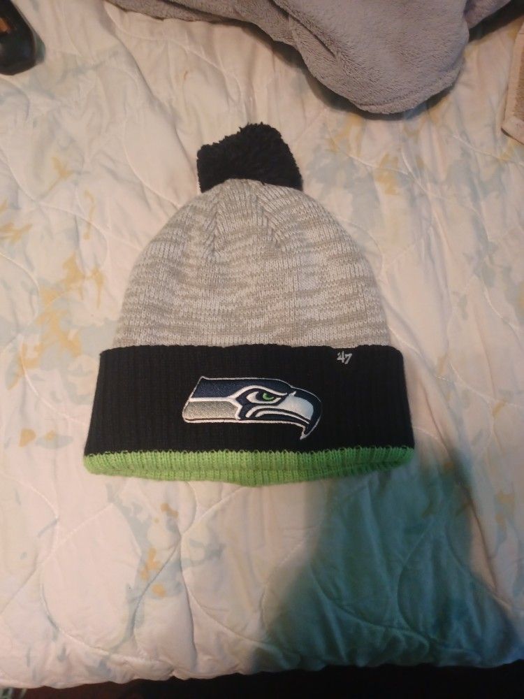 Plain Seahawks Beanie