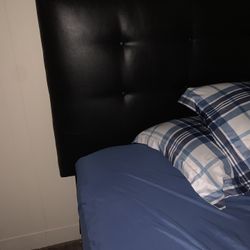 Queen Bed Headboard & Frame