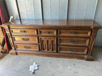 Vintage Dresser with Mirror