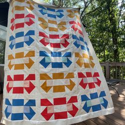 two quilt tops 