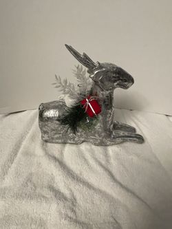 Christmas sliver Reindeer sitting decorations