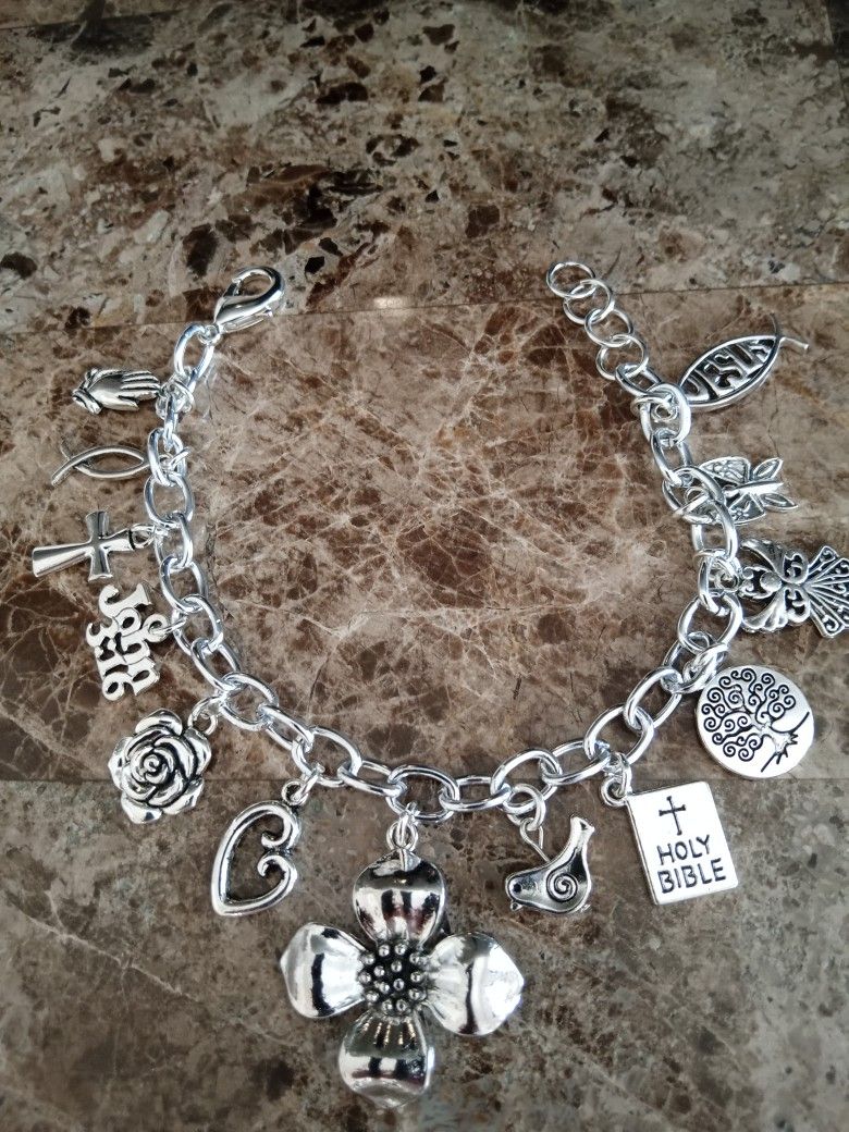 new adjustable adult charms bracelet