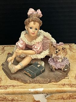 1999 Boyds Bear Yesterdays Child Melissa With Katie The Ballet Limited Edition