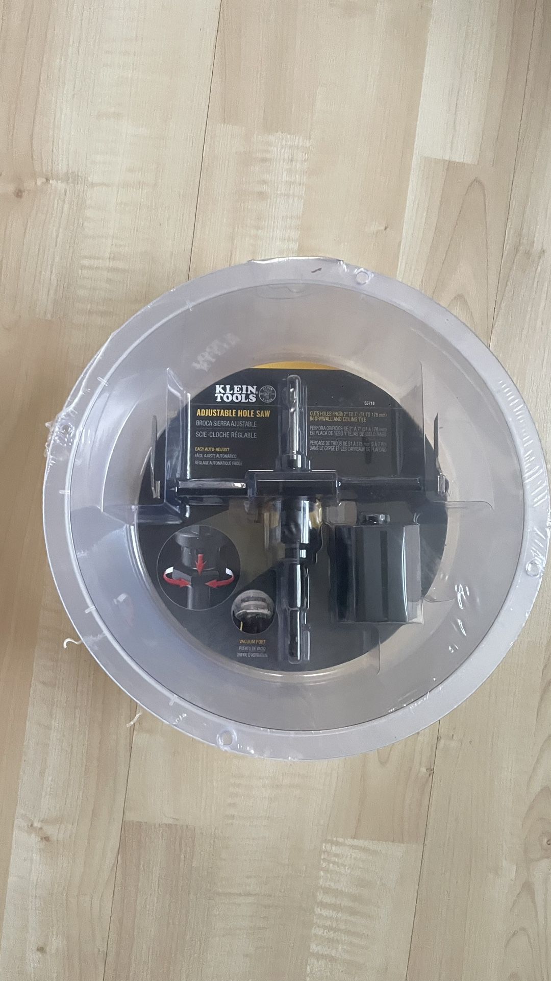 KLEIN ADJUSTABLE HOLE SAW