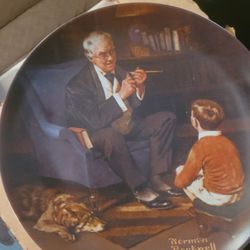 Knowles collection Norman Rockwell  - The Tyeoon