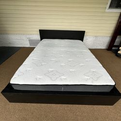 Queen Size Bed With Mattress/ Good Condition  