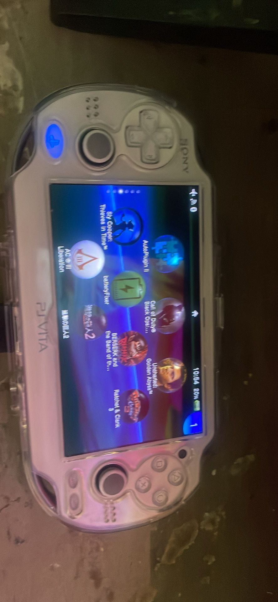 Glacier White Ps Vita 1000 Modded Oled Screenj
