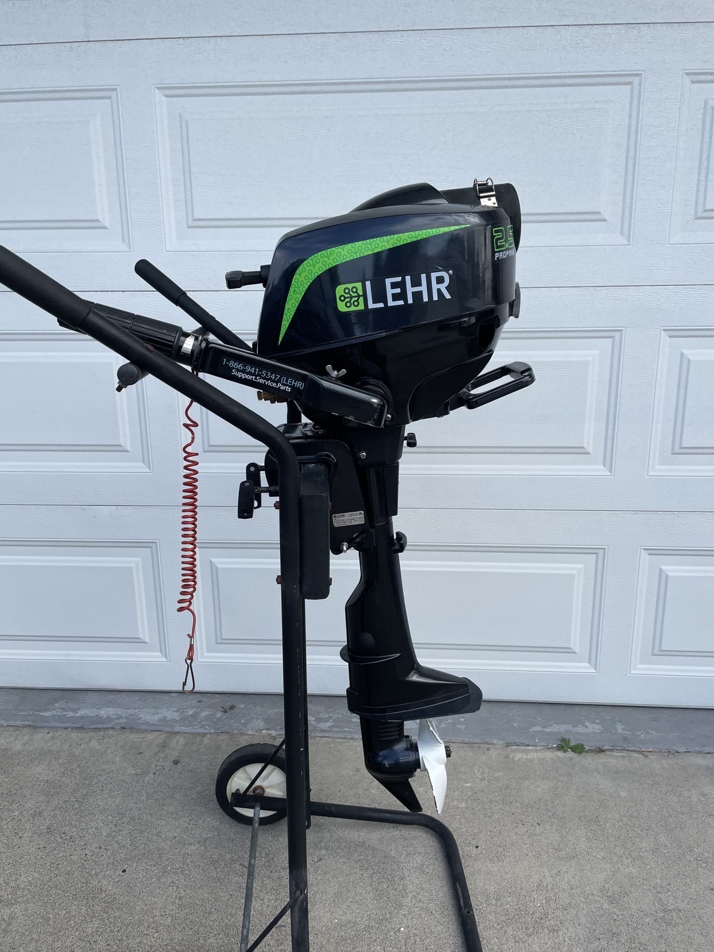 2013 Lehr 2.5hp Propane Outboard Boat Motor for Sale in Huntington