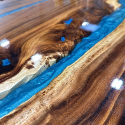 Live Edge epoxy table