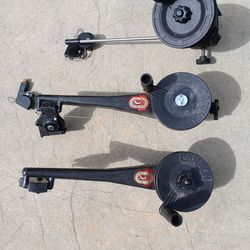 3 manual downriggers