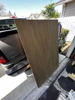 Bar table with leaf
