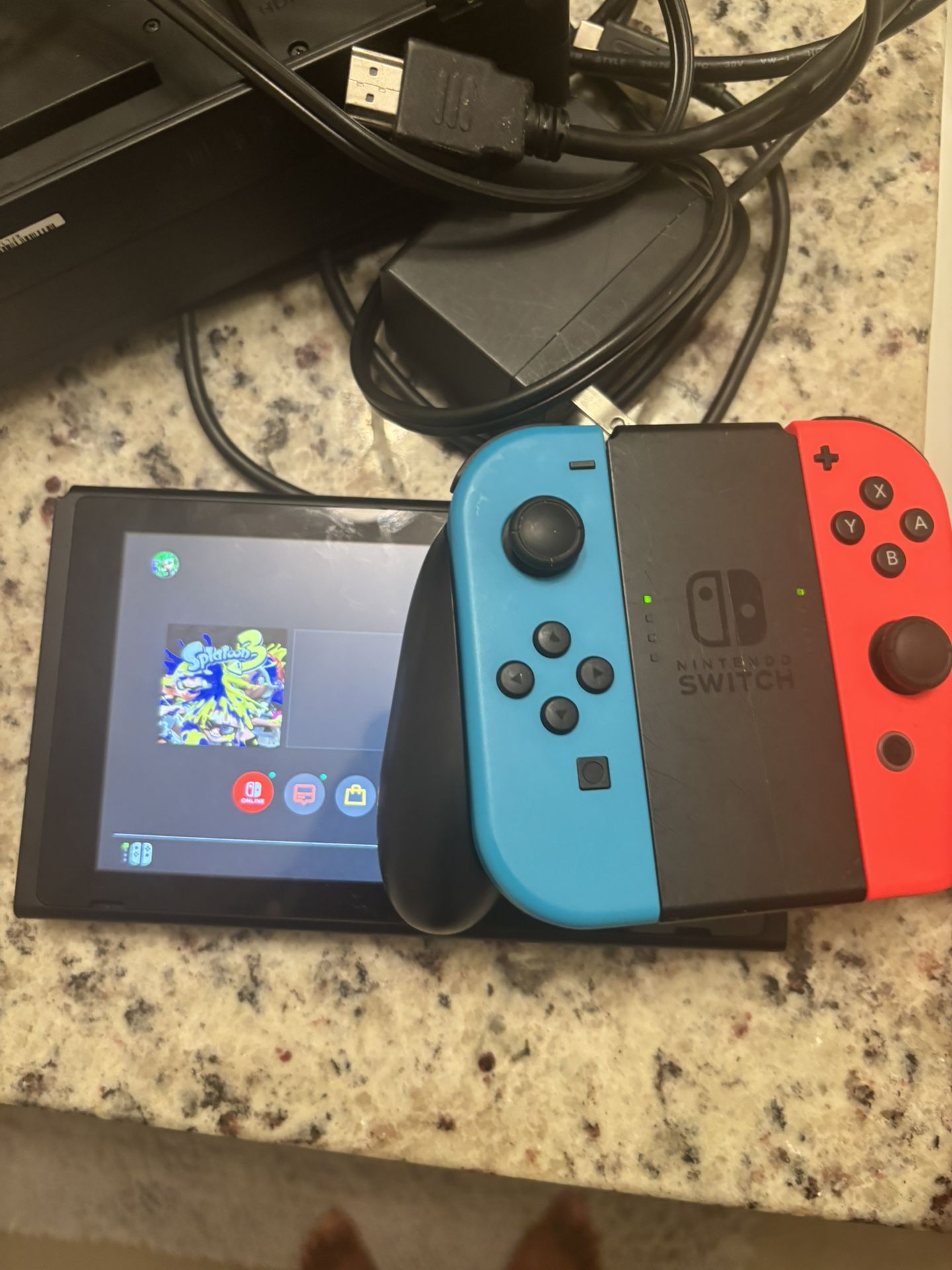 Nintendo Switch With Splatoon 3 No box