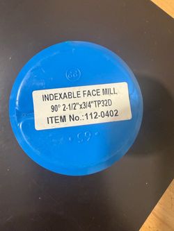 Indexable Face Mill 90° 2-1/2" x 3/4" TP32D