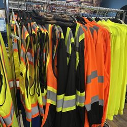 Construction jackets And vests And Tshirts