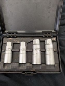HAZET 844/4 6/8/10/12mm 4Pcs 1/2DR METRIC STUD TEMOVER Installer set Germany m