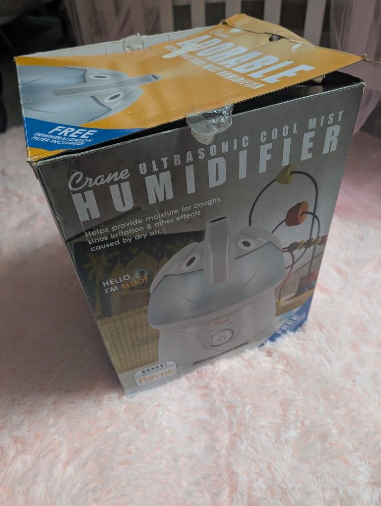 Crane Ultrasonic Cool Mist Humidifier — Used Twice... Pickup Is In South Tampa