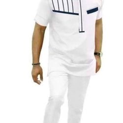 Nigerian Style Men's Tunic Complete Set